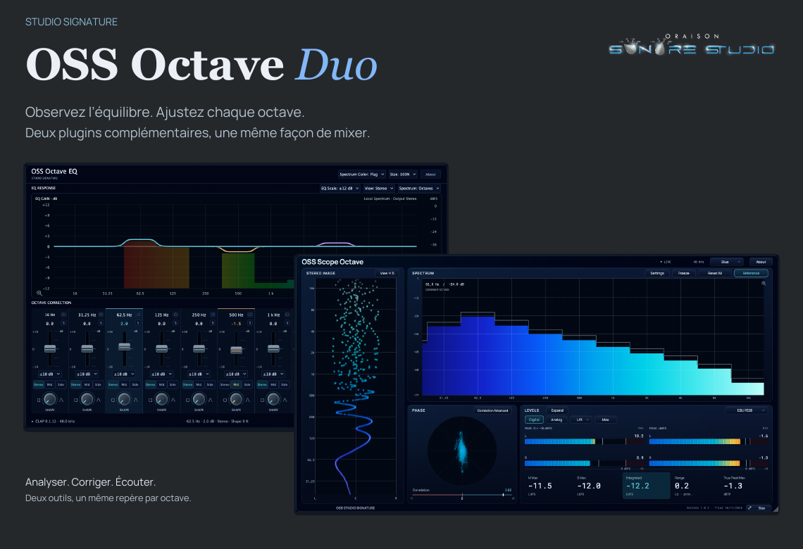 OSS Scope Octave et OSS Octave EQ